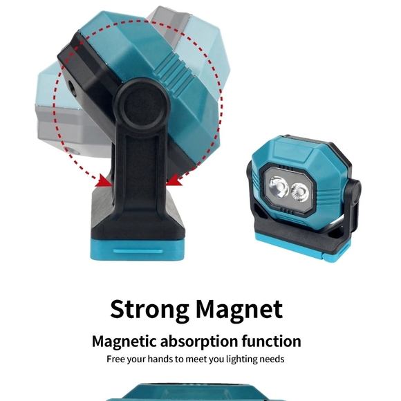 Portable Blue LED Work Light - Picture 2 of 6